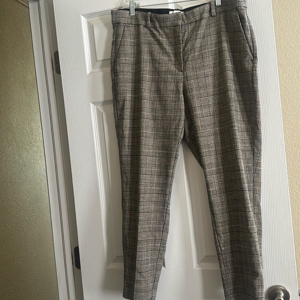 H&M plaid pants very good condition